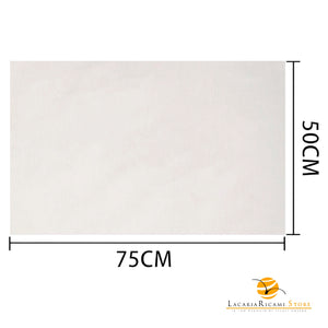 TELO In Tessuto Per BORSE - Colore: 50x75 - COTONE - BIANCO - by LacariaRicami.Store
