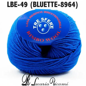 Lana BIMBO MERINOS EXTRAFINE - Tre Sfere - - LacariaRicami.Store