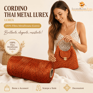 Cordino Thai Metal Lurex - Colore: - by LacariaRicami.Store