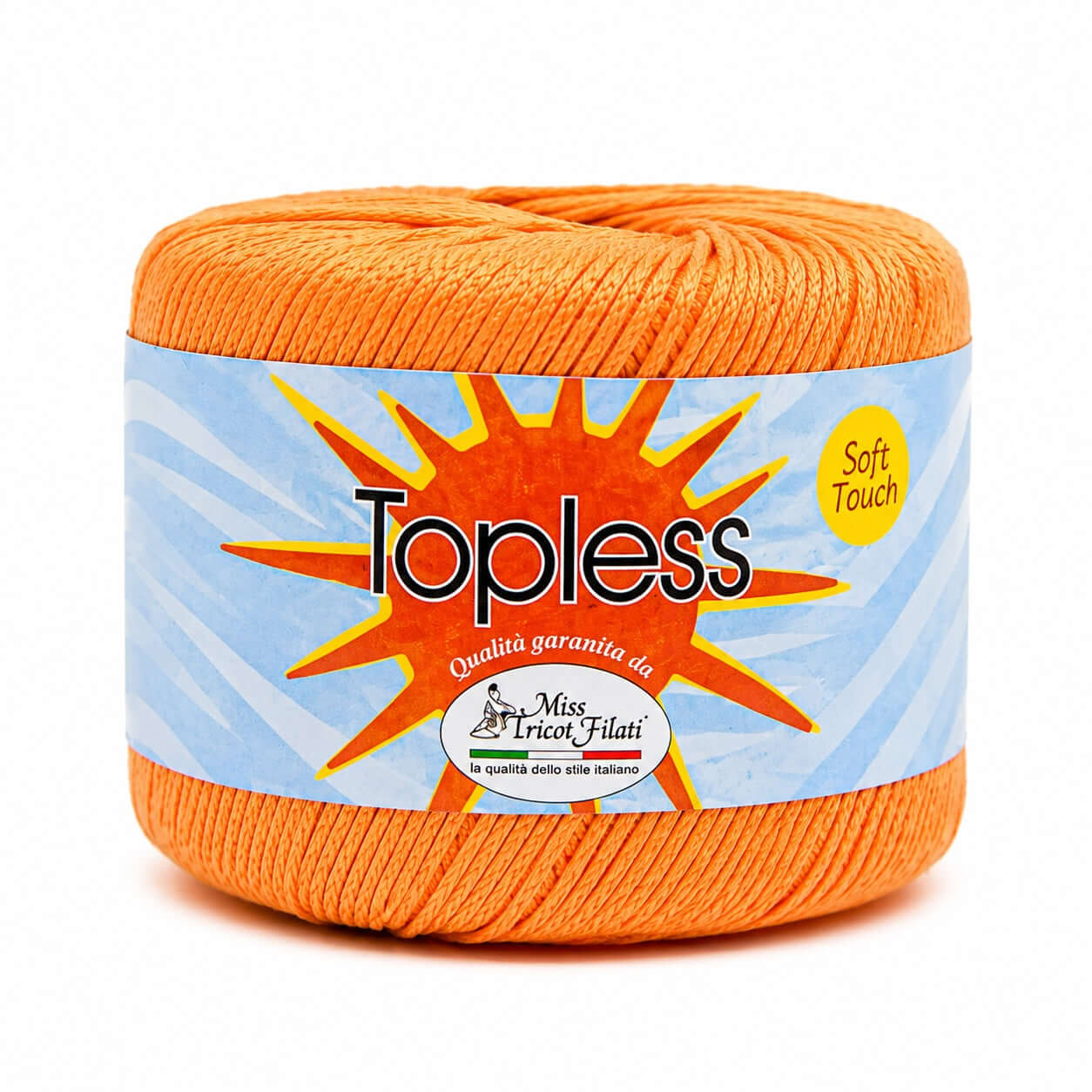 Cotone TOPLESS - Miss Tricot Filati - Colore: 22 - MANDARINO - by LacariaRicami.Store