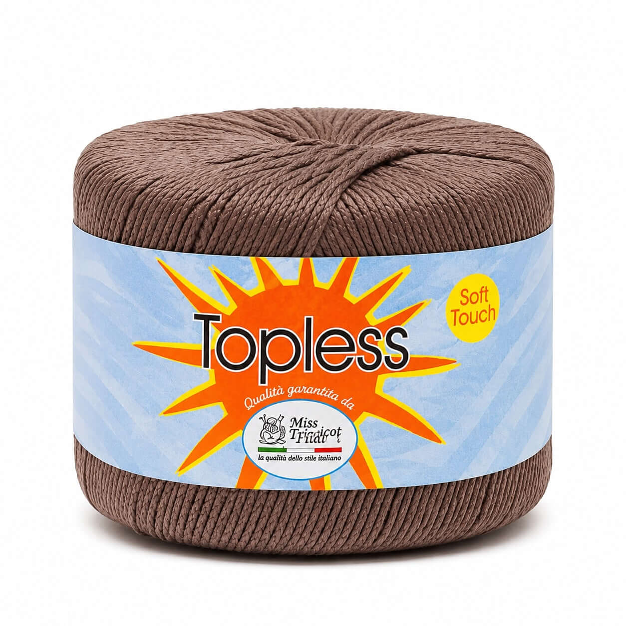 Cotone TOPLESS - Miss Tricot Filati - Colore: 261 - CIOCCOLATO - by LacariaRicami.Store