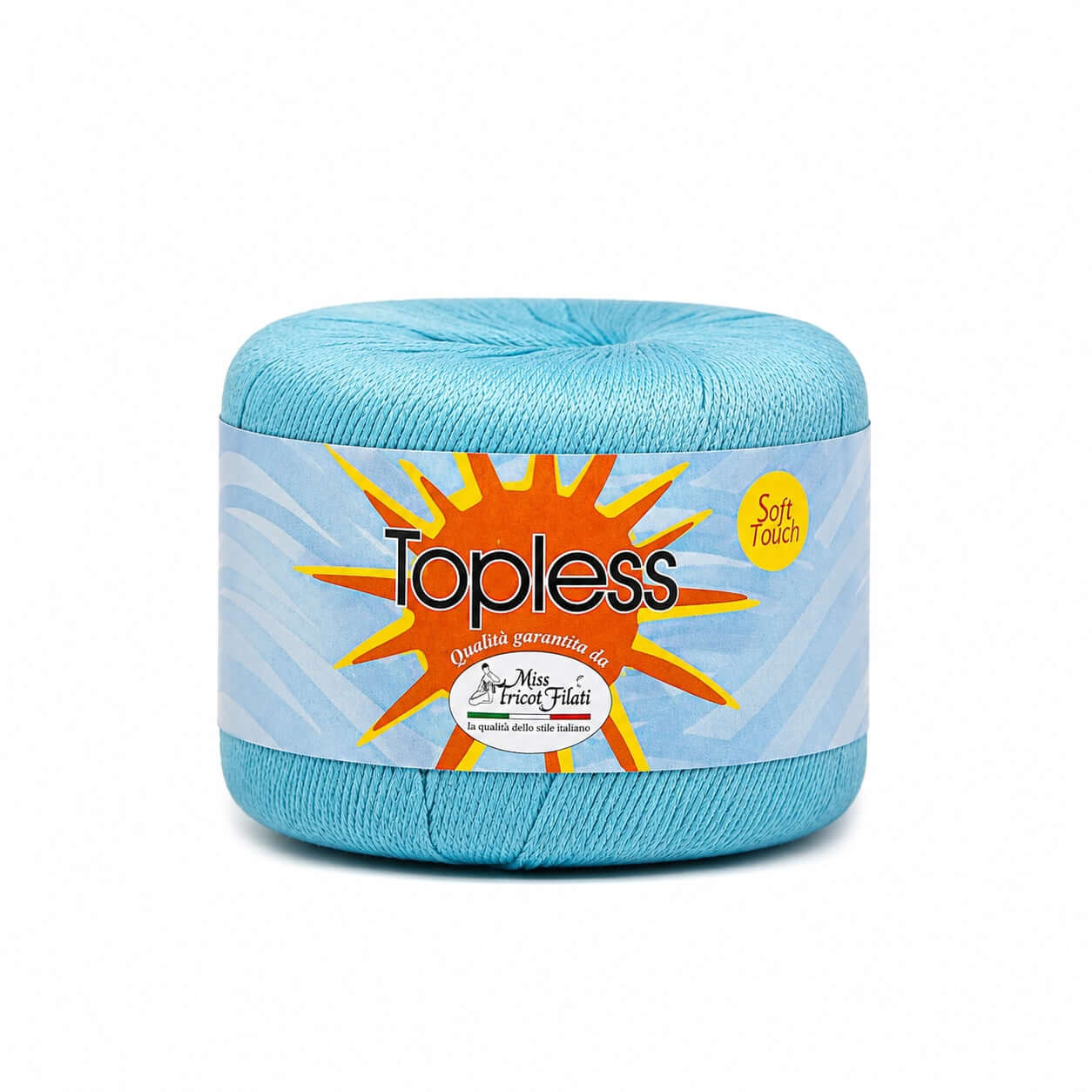 Cotone TOPLESS - Miss Tricot Filati - Colore: 04 - ACQUA MARINA - by LacariaRicami.Store
