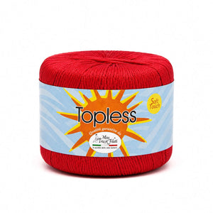 Cotone TOPLESS - Miss Tricot Filati - Colore: 09 - ROSSO - by LacariaRicami.Store
