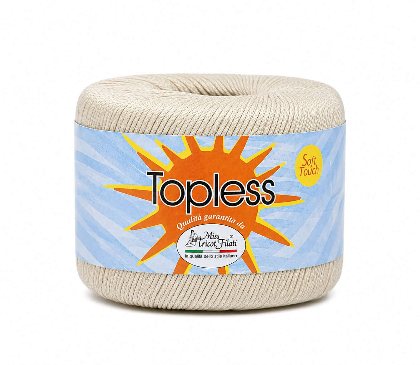 Cotone TOPLESS - Miss Tricot Filati - Colore: 13 - SABBIA - by LacariaRicami.Store