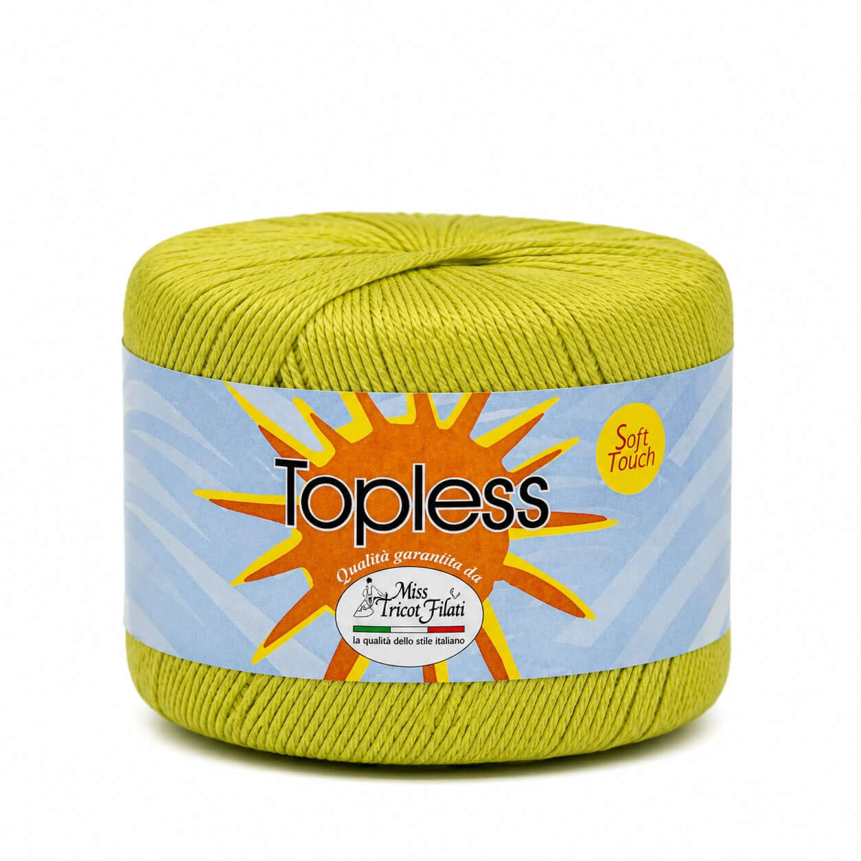 Cotone TOPLESS - Miss Tricot Filati - Colore: 19 - VERDE PISTACCHIO - by LacariaRicami.Store