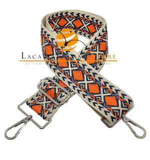 TRACOLLA COLORATA PER BORSA LARGA = 50 mm - - LacariaRicami.Store