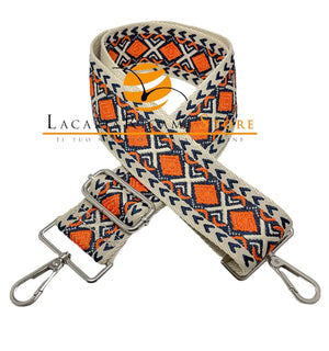 TRACOLLA COLORATA PER BORSA LARGA = 50 mm - - LacariaRicami.Store
