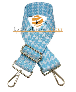 TRACOLLA COLORATA PER BORSA LARGA = 50 mm - - LacariaRicami.Store