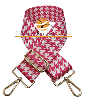 TRACOLLA COLORATA PER BORSA LARGA = 50 mm - - LacariaRicami.Store