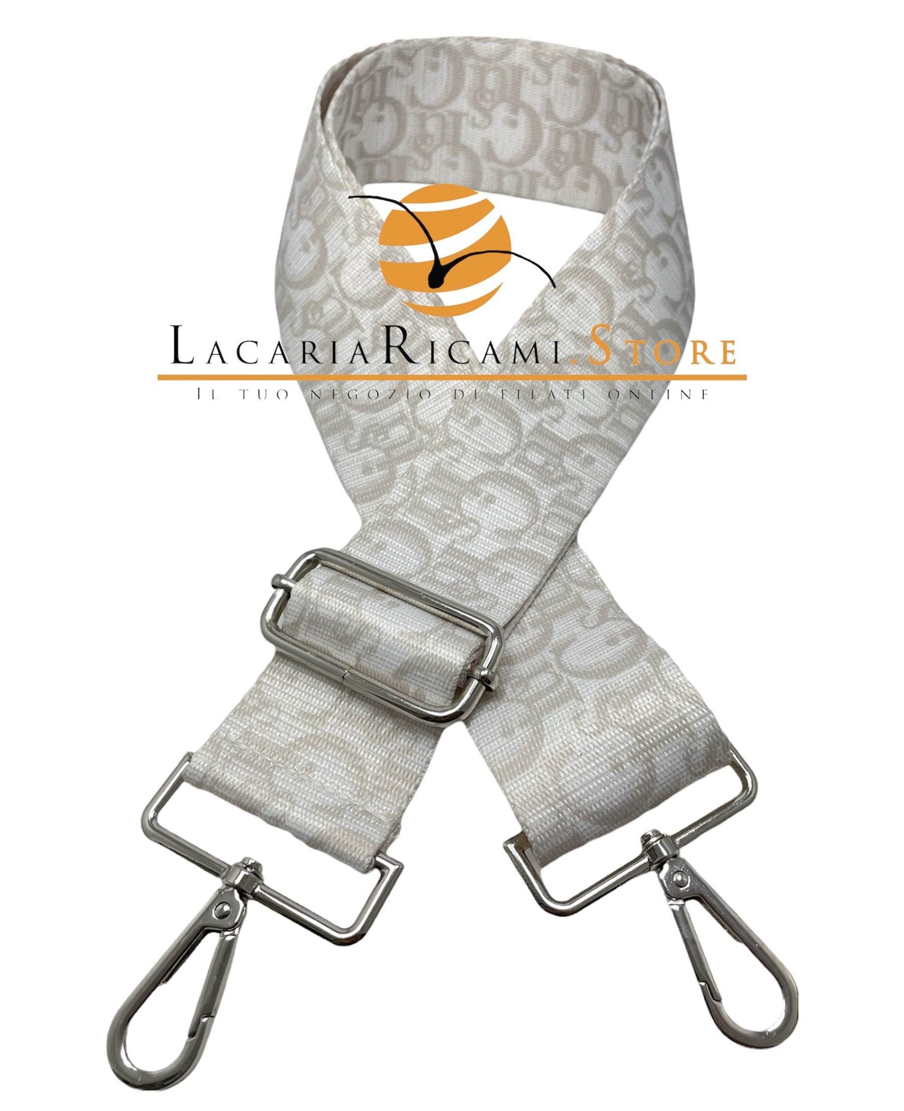 TRACOLLA COLORATA PER BORSA LARGA = 50 mm - - LacariaRicami.Store
