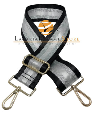 TRACOLLA COLORATA PER BORSA LARGA = 50 mm - - LacariaRicami.Store