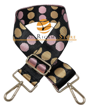 TRACOLLA COLORATA PER BORSA LARGA = 50 mm - - LacariaRicami.Store