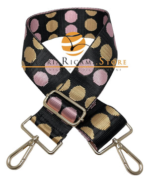 TRACOLLA COLORATA PER BORSA LARGA = 50 mm - - LacariaRicami.Store