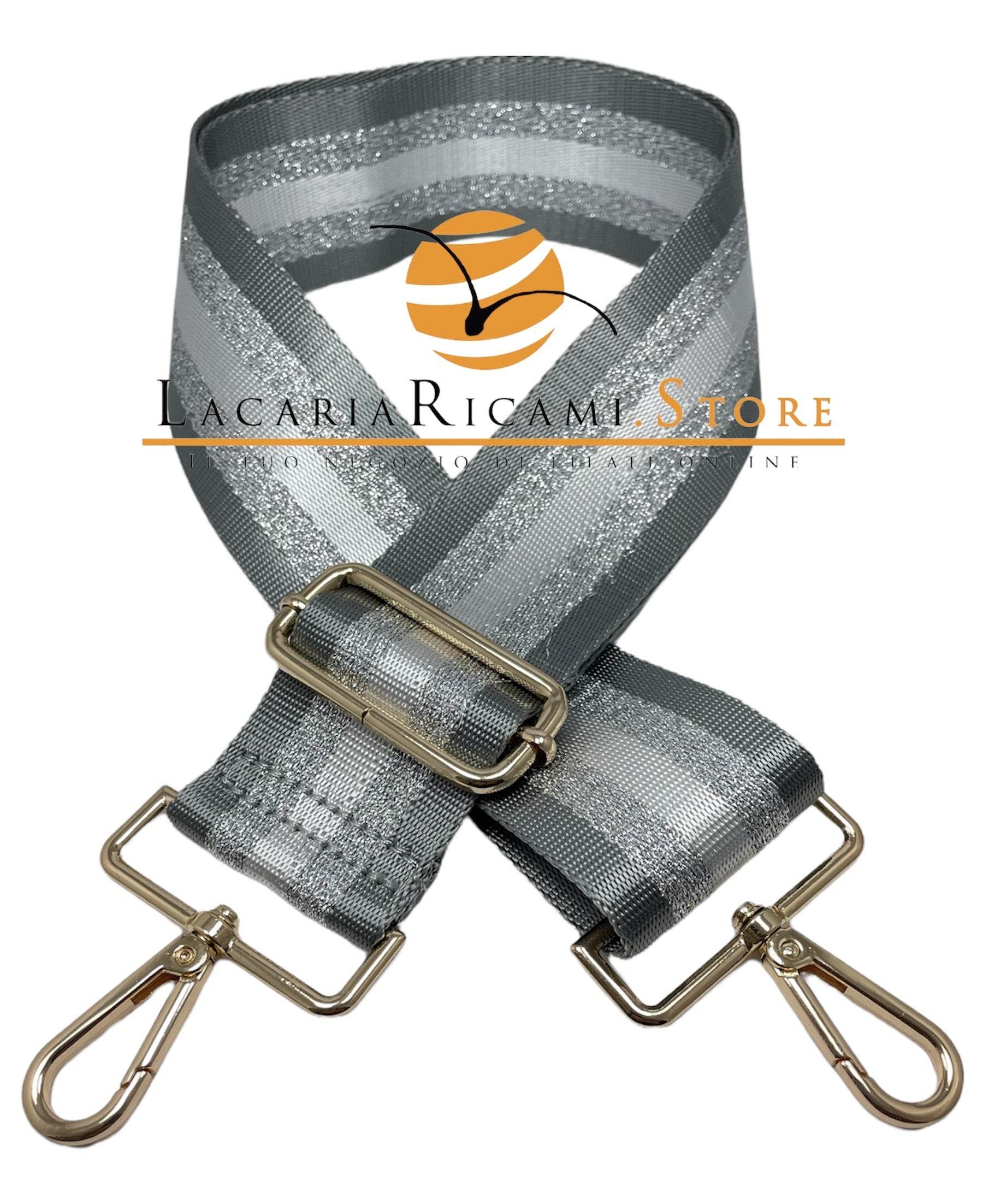 TRACOLLA COLORATA PER BORSA LARGA = 50 mm - - LacariaRicami.Store