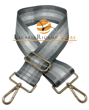 TRACOLLA COLORATA PER BORSA LARGA = 50 mm - - LacariaRicami.Store