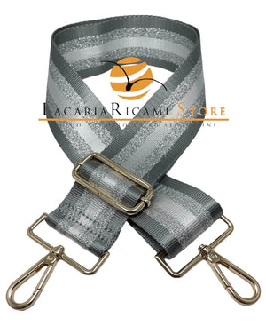 TRACOLLA COLORATA PER BORSA LARGA = 50 mm - - LacariaRicami.Store
