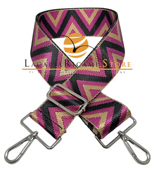 TRACOLLA COLORATA PER BORSA LARGA = 50 mm - - LacariaRicami.Store