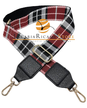 TRACOLLA COLORATA PER BORSA LARGA = 50 mm - - LacariaRicami.Store
