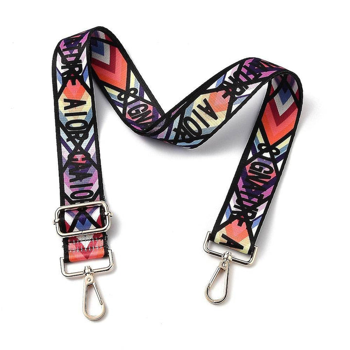 TRACOLLA COLORATA PER BORSA LARGA = 38 mm - - LacariaRicami.Store
