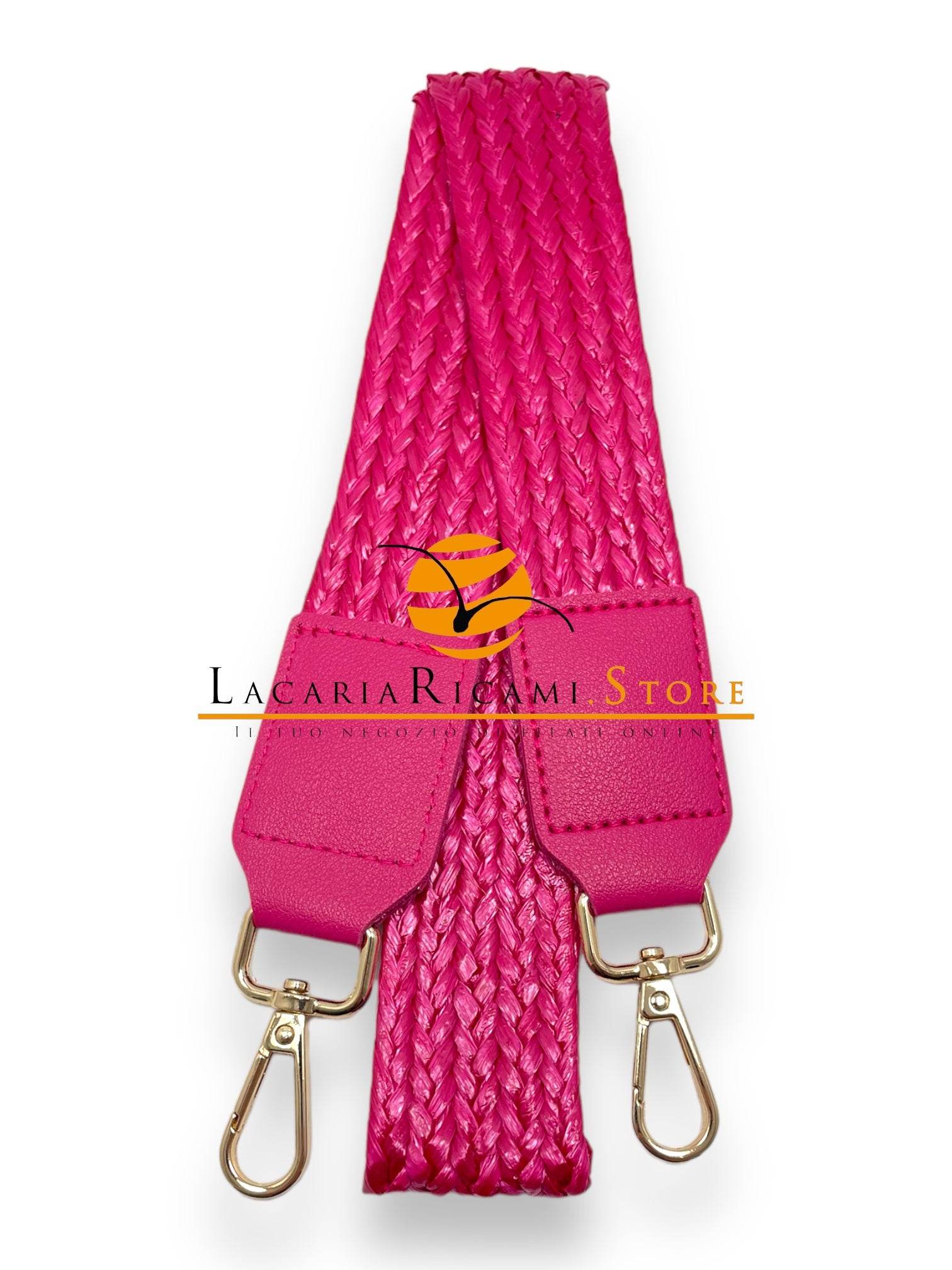 Tracolla Intrecciata In Rafia 90x4 Cm - - LacariaRicami.Store
