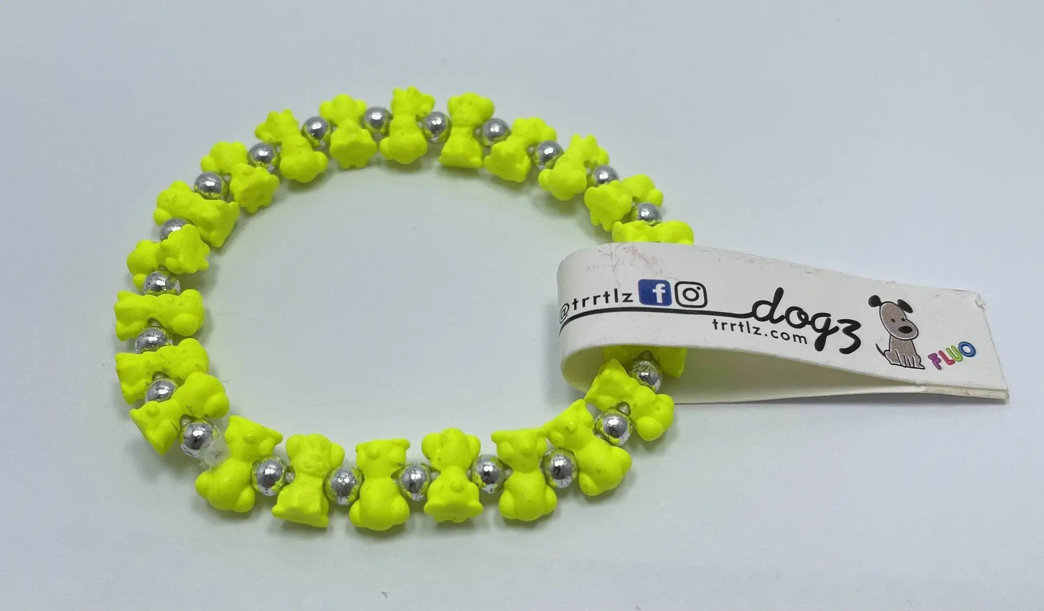 Braccialetti Trrtlz - Dogz Fluo - - LacariaRicami.Store