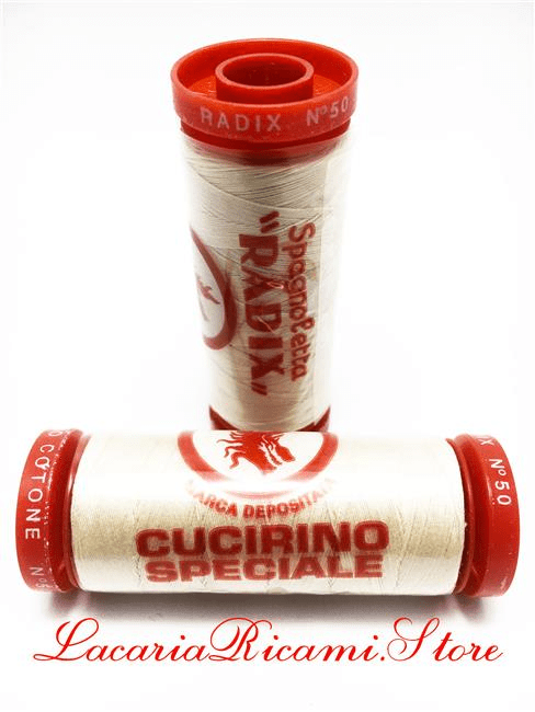 SPOLETTE "RADIX" – Cucirini Tre Stelle 25 - PANNA