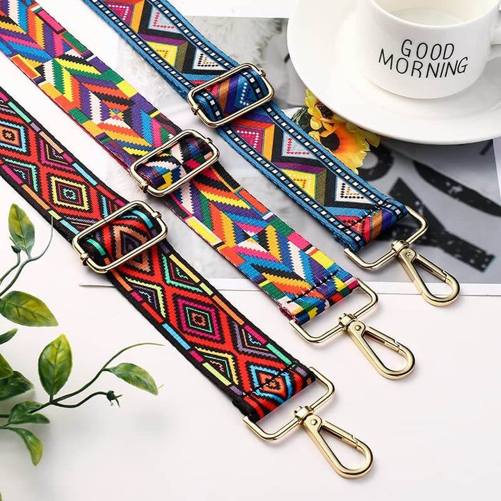 TRACOLLA COLORATA PER BORSA LARGA = 38 mm - - LacariaRicami.Store