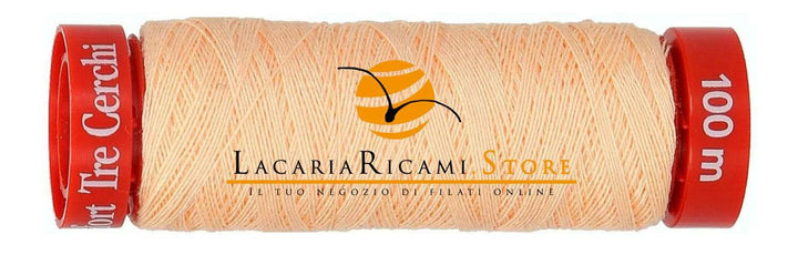 SPOLETTE Tre Cerchi Rosso - Mez Cucirini | Filato Pioniere - - LacariaRicami.Store
