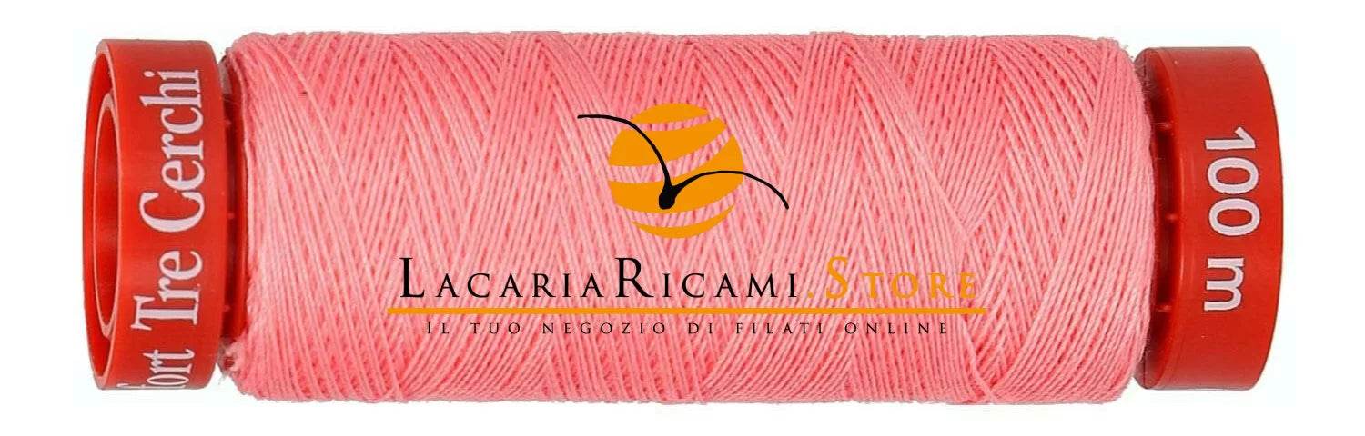 SPOLETTE Tre Cerchi Rosso - Mez Cucirini | Filato Pioniere - - LacariaRicami.Store