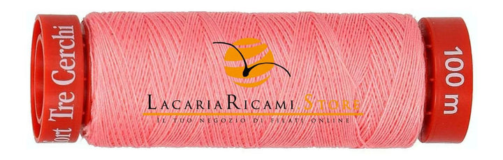 SPOLETTE Tre Cerchi Rosso - Mez Cucirini | Filato Pioniere - - LacariaRicami.Store