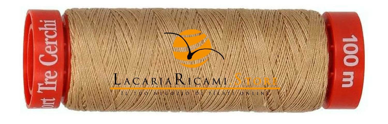 SPOLETTE Tre Cerchi Rosso - Mez Cucirini | Filato Pioniere - - LacariaRicami.Store