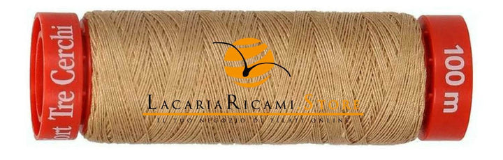 SPOLETTE Tre Cerchi Rosso - Mez Cucirini | Filato Pioniere - - LacariaRicami.Store