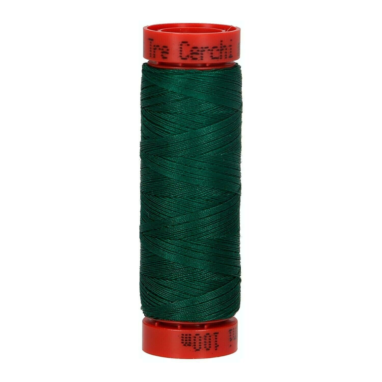 SPOLETTE Tre Cerchi Rosso (11÷275) - Mez Cucirini - Colore: 167 - VERDONE - by LacariaRicami.Store