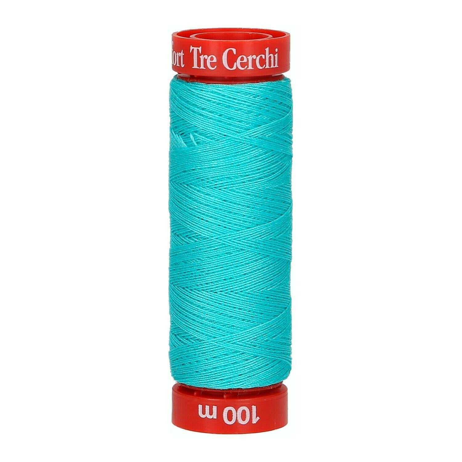 SPOLETTE Tre Cerchi Rosso (11÷275) - Mez Cucirini - Colore: 179 - VERDE ACQUA - by LacariaRicami.Store