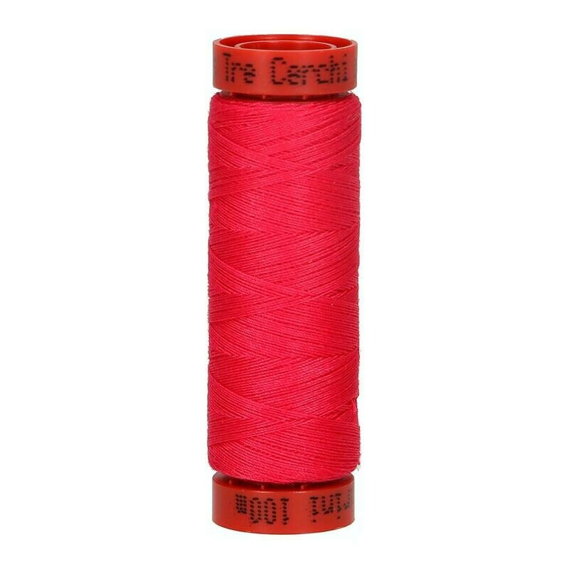 SPOLETTE Tre Cerchi Rosso (11÷275) - Mez Cucirini - Colore: 197 - FUCSIA - by LacariaRicami.Store