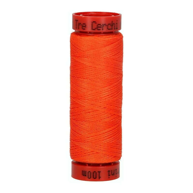 SPOLETTE Tre Cerchi Rosso (11÷275) - Mez Cucirini - Colore: 198 - ARANCIO - by LacariaRicami.Store