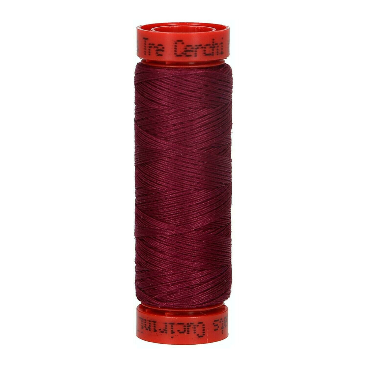 SPOLETTE Tre Cerchi Rosso (460÷716) - Mez Cucirini - Colore: 501 – GRANATA - by LacariaRicami.Store