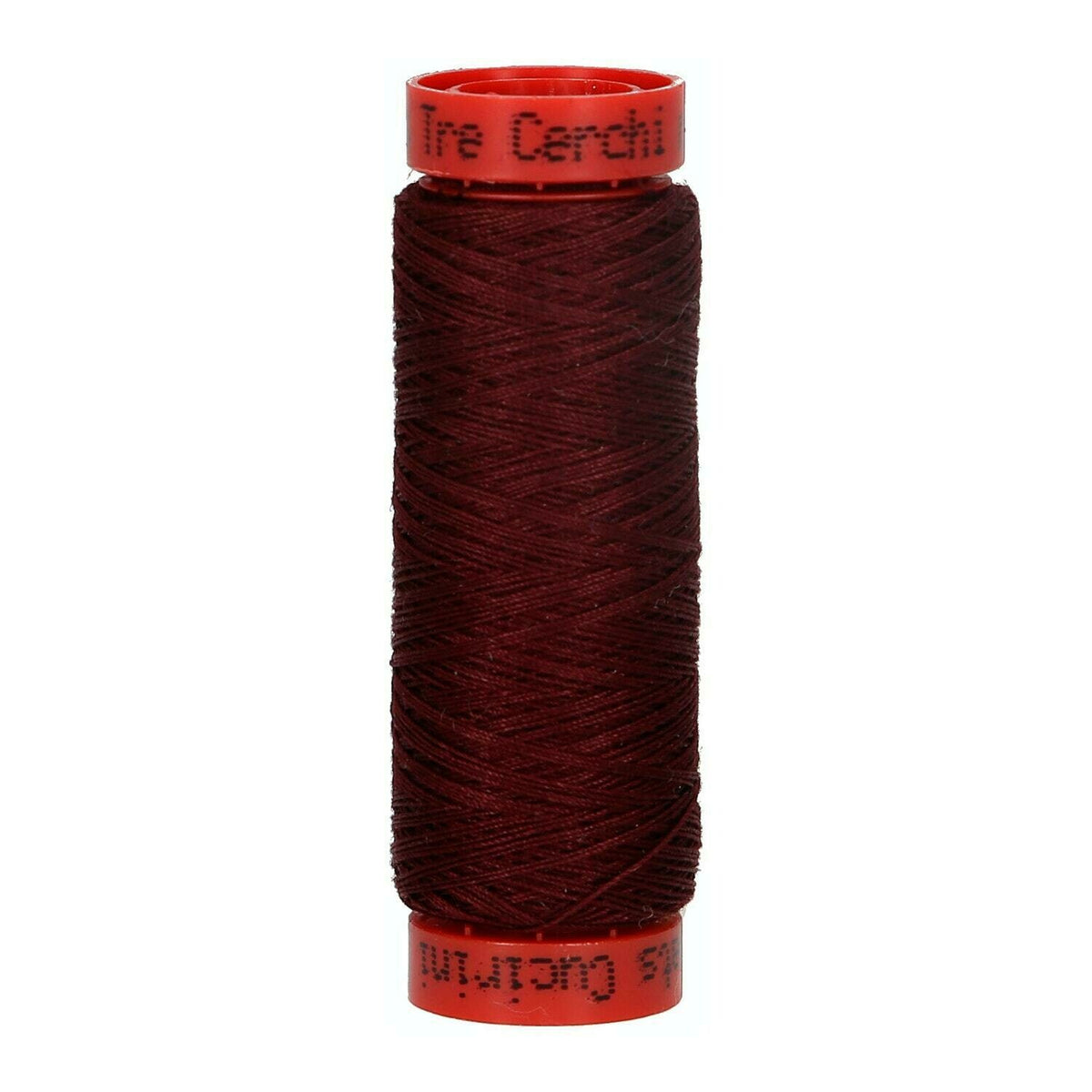 SPOLETTE Tre Cerchi Rosso (460÷716) - Mez Cucirini - Colore: 525 – BORDEAUX - by LacariaRicami.Store
