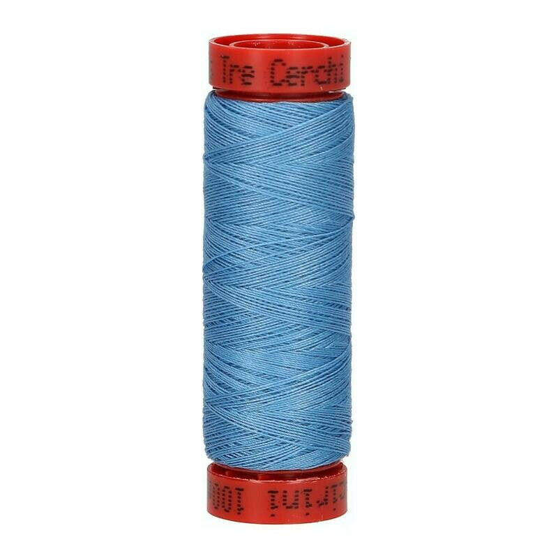 SPOLETTE Tre Cerchi Rosso (460÷716) - Mez Cucirini - Colore: 530 – CELESTE SCURO - by LacariaRicami.Store