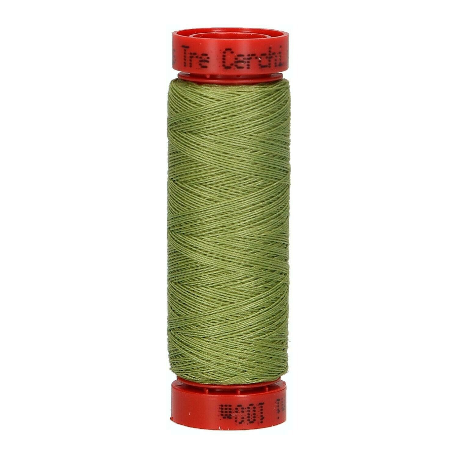 SPOLETTE Tre Cerchi Rosso (460÷716) - Mez Cucirini - Colore: 550 – PISTACCHIO - by LacariaRicami.Store