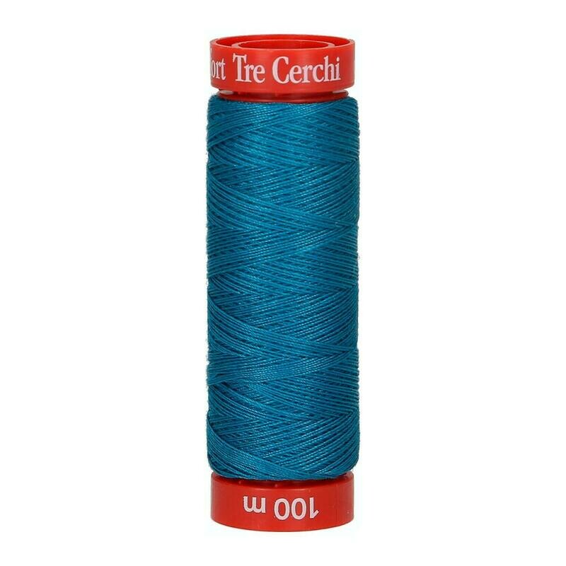 SPOLETTE Tre Cerchi Rosso (460÷716) - Mez Cucirini - Colore: 716 – VERDE PETROLIO - by LacariaRicami.Store