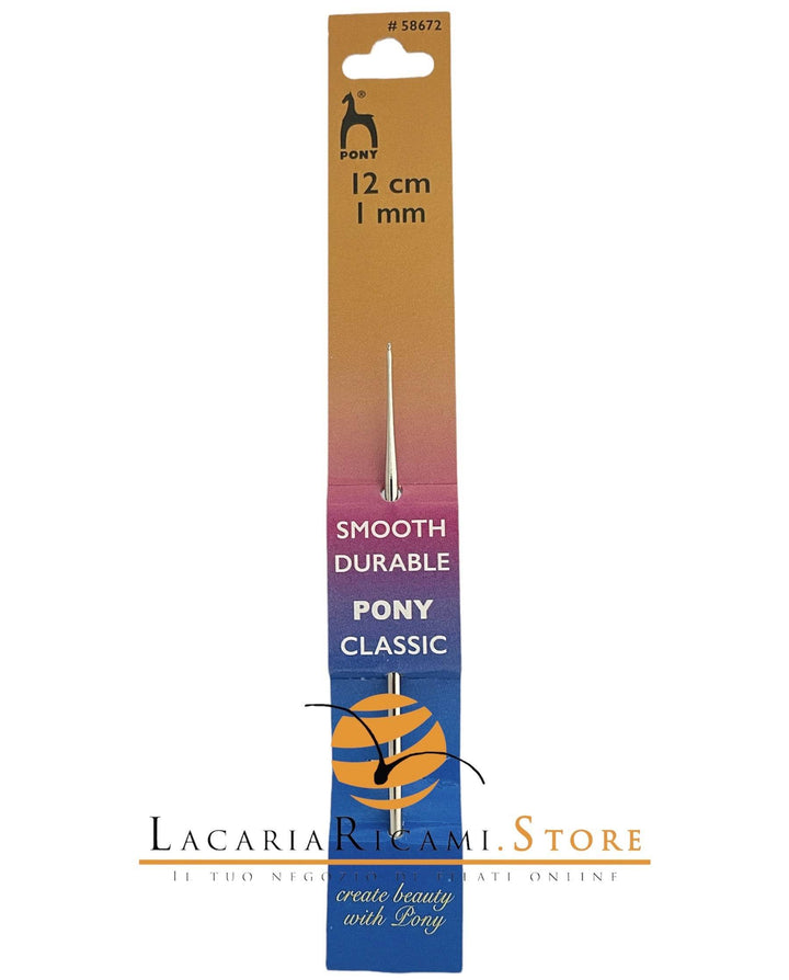 UNCINETTO COTONE IN ACCIAIO - Pony - - LacariaRicami.Store