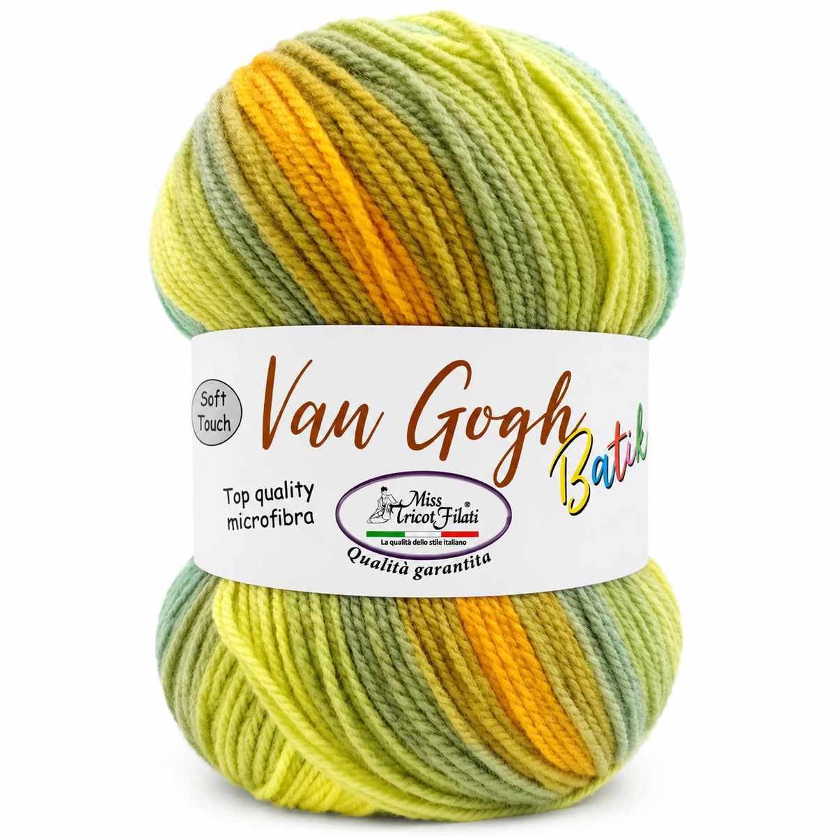 MICROFIBRA Van Gogh Batik - Miss Tricot Filati - Colore: 12 - MOON VISION - by LacariaRicami.Store