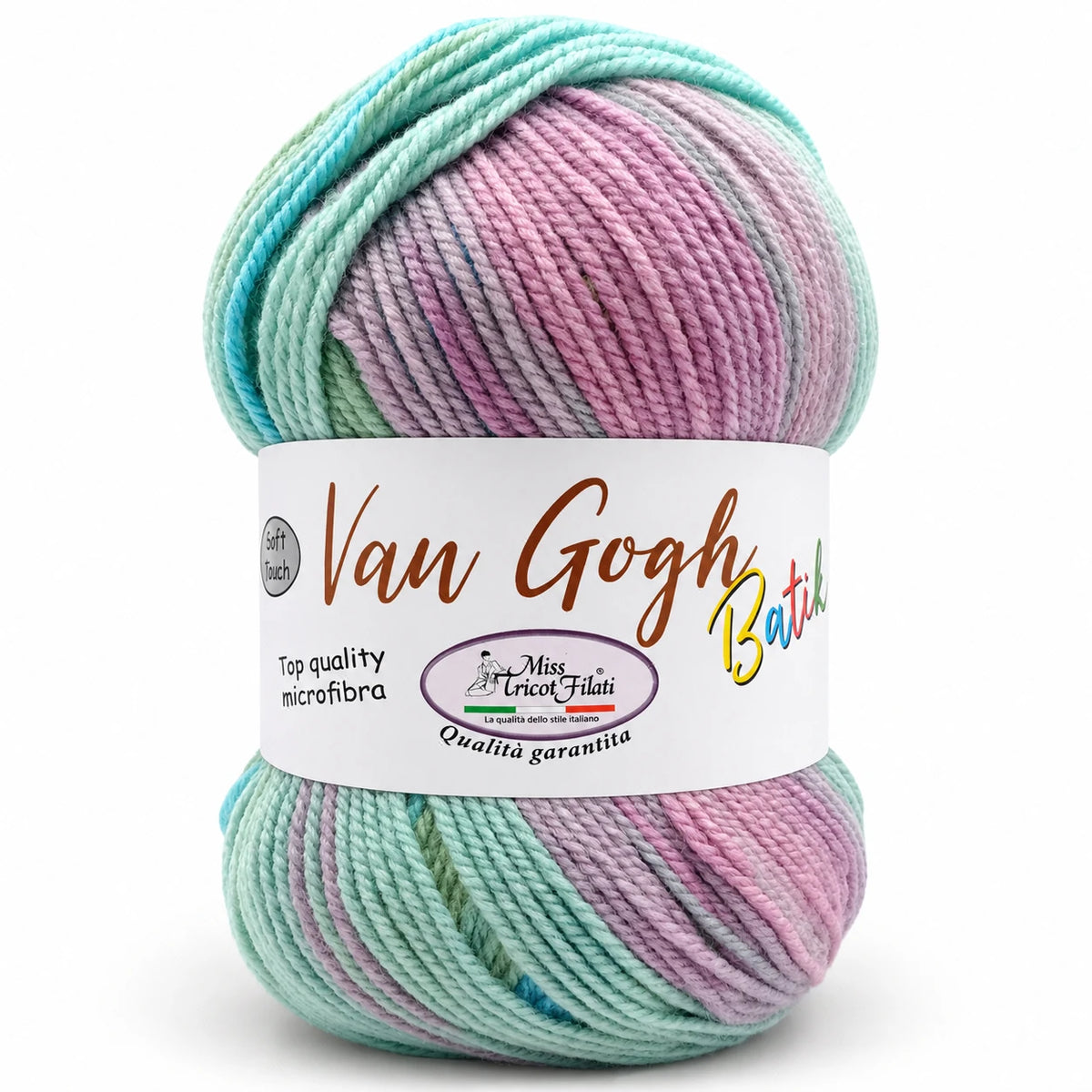 MICROFIBRA Van Gogh Batik - Miss Tricot Filati - Colore: 13 - COUNTRY VIEW - by LacariaRicami.Store