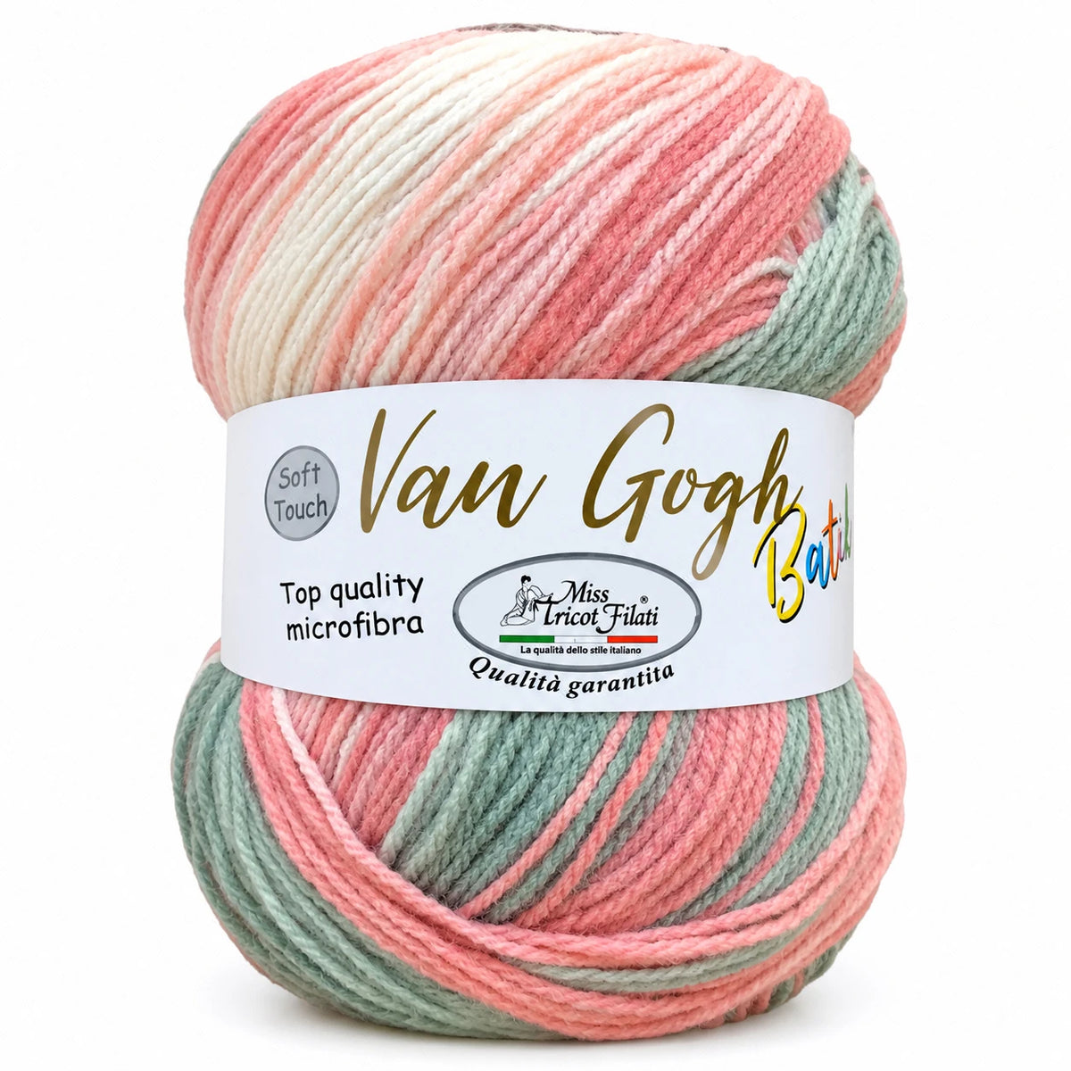 MICROFIBRA Van Gogh Batik - Miss Tricot Filati - Colore: 02 - POWER PINK - by LacariaRicami.Store