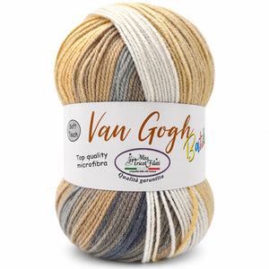 MICROFIBRA Van Gogh Batik - Miss Tricot Filati - Colore: 20 - GRIGIO SENAPE - by LacariaRicami.Store