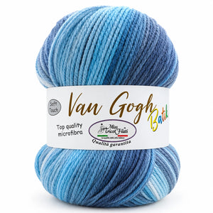 MICROFIBRA Van Gogh Batik - Miss Tricot Filati - Colore: 04 - OCEAN - by LacariaRicami.Store