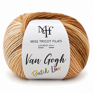 MICROFIBRA Van Gogh Batik Lux – Miss Tricot Filati - Colore: 51 - NOCCIOLA - by LacariaRicami.Store