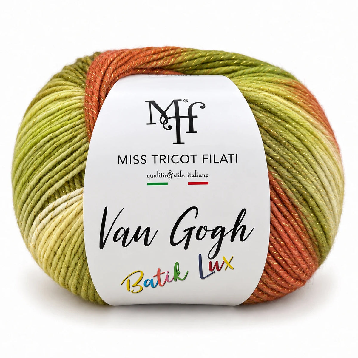 MICROFIBRA Van Gogh Batik Lux – Miss Tricot Filati - Colore: 60 - VERDE CREMA - by LacariaRicami.Store