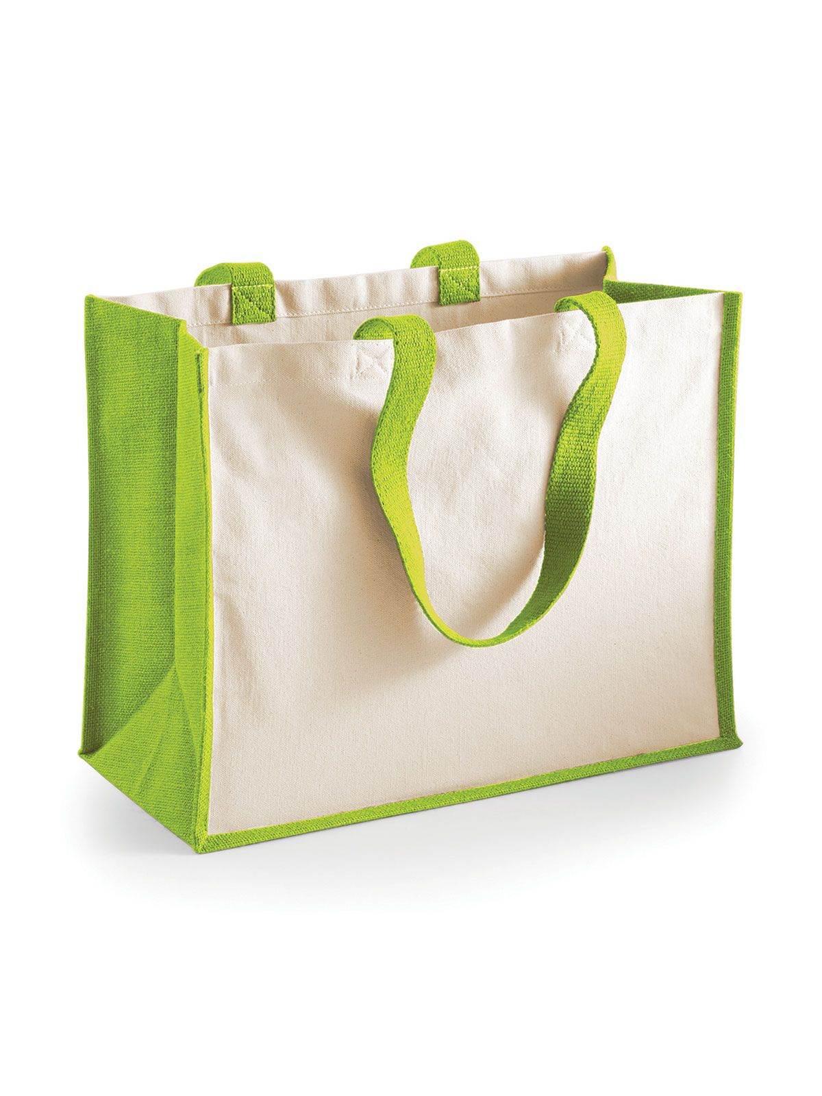 BORSA Juta Con Pannelli Laterali 33X42X19 Cm - Westford Mill | Borsa di Qualità - - LacariaRicami.Store
